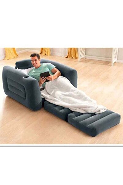 Cady One Pull-Out Chair Dark Grey 109x218x66cm