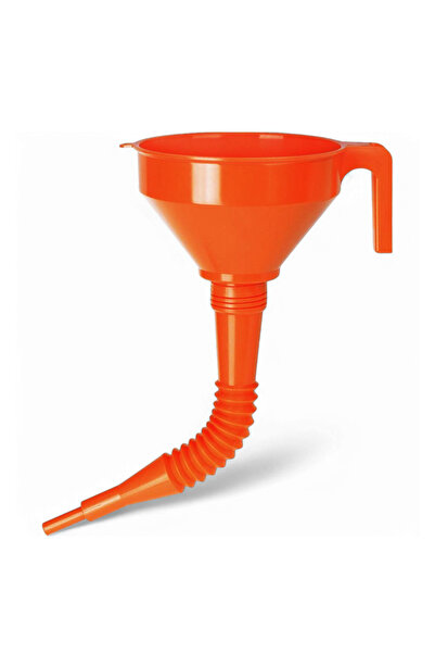 Badem10 Plastik Çelik Süzgeçli Katalitik Konvertör Hunisi Spiralli Borulu Süzgeçli Huni 1.2 Litre