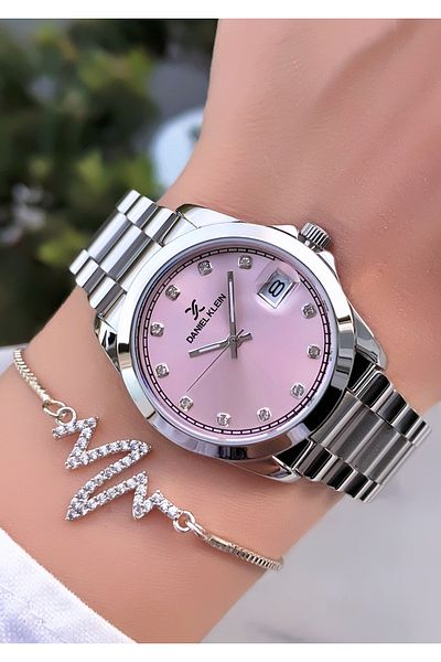 Daniel Klein Original 2 Years Warranty Invoiced Steel Cord Women's Watch Bracelet Gift