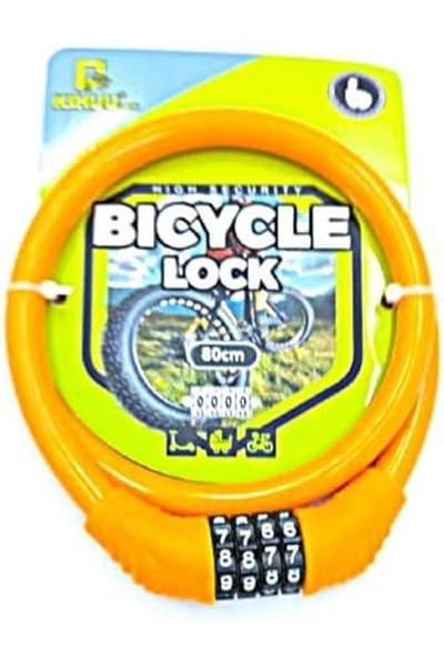 Generic Multi Use Lock For Bike, Cycle, Helmet, Luggage with 4 Digit Resettable Cable Lock (MULTICO