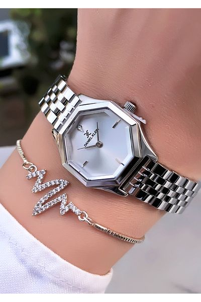 Daniel Klein Original 2 Years Warranty Invoiced Steel Cord Women's Watch Bracelet Gift