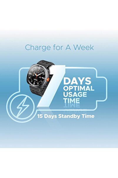 IQ TOUCH ACTIVE S9 Smart Watch - 1.43" Super Retina AMOLED, Bluetooth Calling, IP68, 7-Day Battery