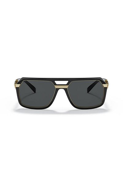 Versace Ve 4399 Gb187 58 Men's Black Bone Sunglasses