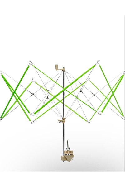 OZN AKSESUAR حامل لفافة الغزل وفتحة الجهد على الطاولة باللون الأخضر
