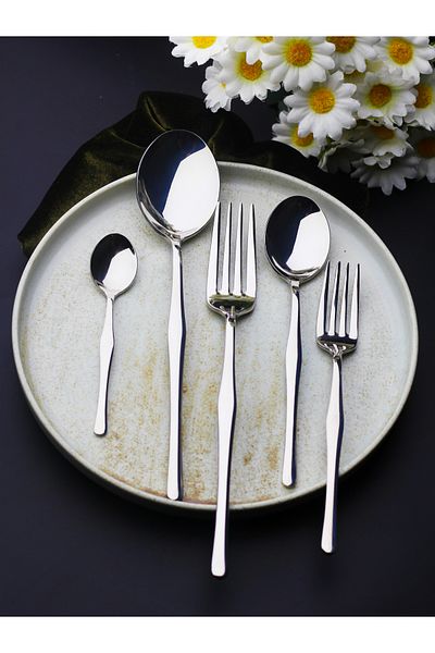 Rollers Anka 40 Piece Fork Spoon Set for 8 People