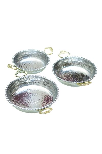 ANTEPSEPETİ ALUMINUM SMALL SIZE 3-PIECE PAN SET