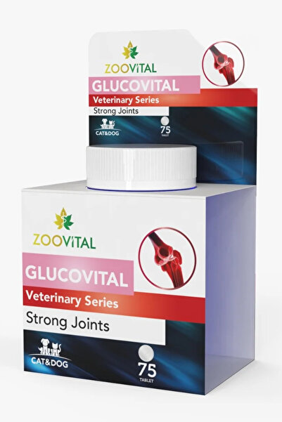 Zoovital Glucovital 75 Tablet Kedi Ve Küçük Irk Köpekler Için Kas Ve Eklem Desteği