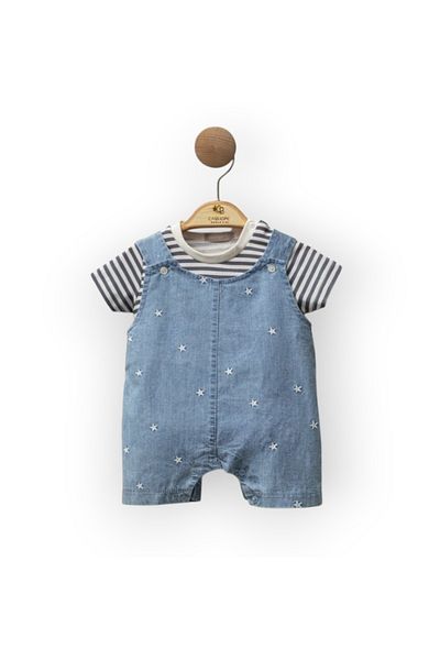 Cassiope Striped Badı Salopet Suit 3-6-9 Month Shoes