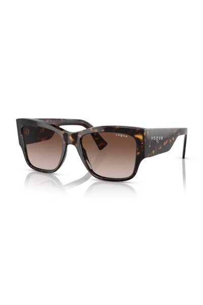 Vogue Vo 5462S W65613 54 Women's Square Brown Bone Sunglasses