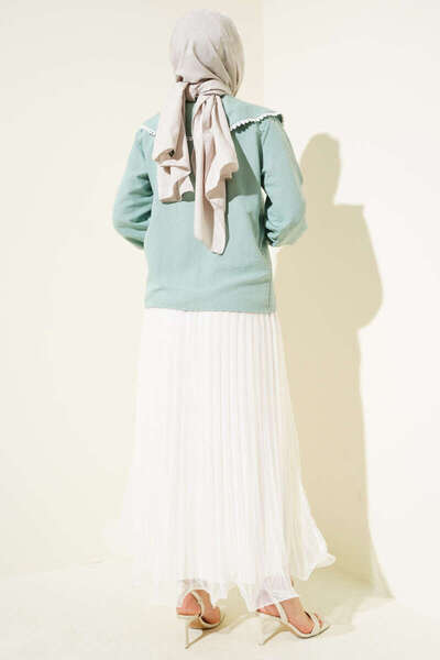 VOLT CLOTHİNG Dámská košile Sailor Collar s krajkou