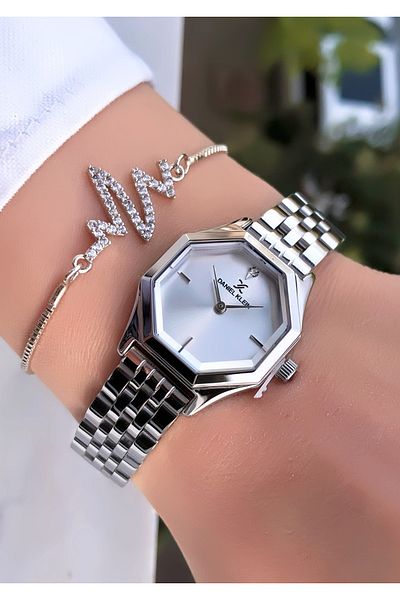 Daniel Klein Original 2 Years Warranty Invoiced Steel Cord Women's Watch Bracelet Gift