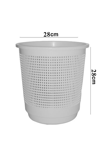 Generic 10L Plastic Perforated Wastebasket