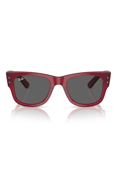 Ray-Ban Modré plavky MegaWayfarer, červené unisex sluneční brýle