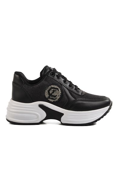 AYAKMOD Black High Sole Women's Sports Shoes 5016 Z