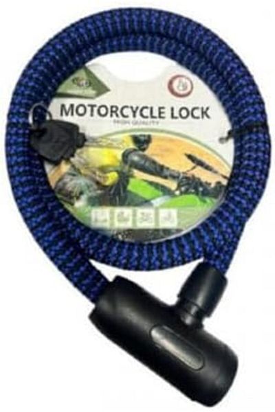 Generic Bicycle Lock Cable Lock for Scooty, Bike Helmet Cycle Key Locker Helmet Holder Locks, Assor