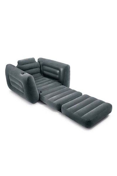 Cady One Pull-Out Chair Dark Grey 109x218x66cm