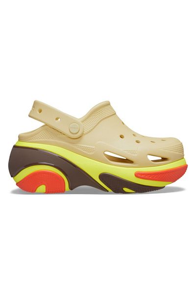 Crocs Saboti Bubble Crush Clog Maro - Sesame 43-44 Eu - W12 Us
