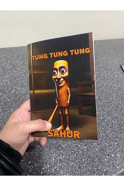 Namgo Brainlot Meme Tung Tung Tung Sahur A5 Caiet necăptusit (50 coli)