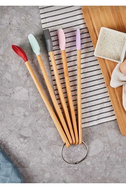 ALİNA HOME 5-Piece Silicone Spatula Set
