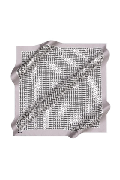 Aker Шовковий креп-сатен шарф 8963701