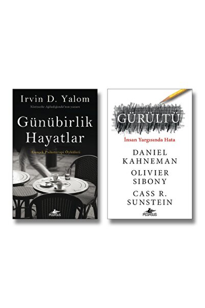 Pegasus Yayınları Günübirlik Hayatlar Ve Gürültü 2 Kitap Set - Irvin D. Yalom...