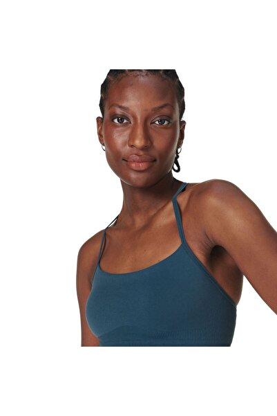 Sweaty Betty Spirit Restored Seamless Kadın Mavi Yoga Bra KADIN TANK TOP SB9610-6636