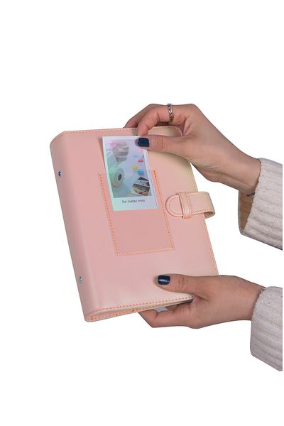 Nobbystar Instax 193 Photo Capacity Pink Pola Card Pocket Photo Album