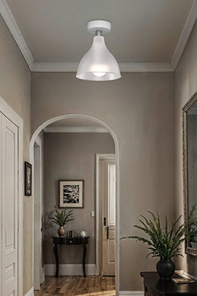 lumenistanbul RONDA TEKLİ PLAFONYER AVİZE ŞEFFAF