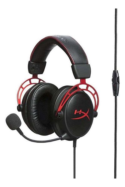 HyperX سماعة رأس كلاود ألفا للألعاب - أسود-أحمر