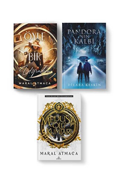 Ephesus Yayınları Pandora'nın Kalbi 1 + Öyle Bir Uğradım 1 + Medusa'nın Ölü K...