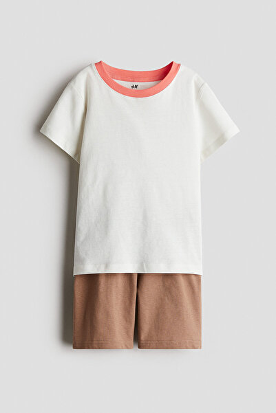 H&M 2 Parçalı Pamuklu Jarse Set