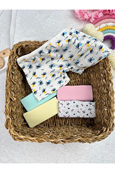 Little Miny Kids Minykids Colorful Patterned 5-Piece Boxer Set