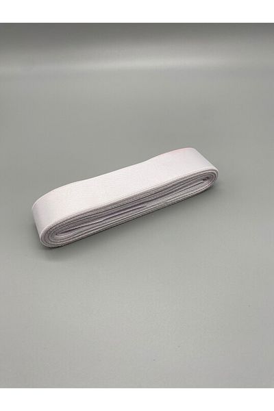 Ak Tuhafiye White Satin Ribbon 3 cm 10 Meters, Bundle-Ornament-Decor Satin