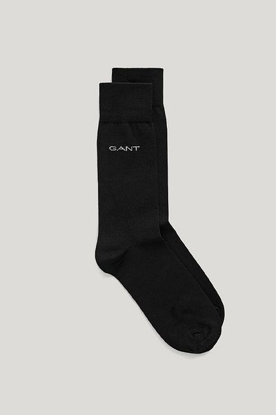 Gant Men's Mercerized Cotton Socks - Black