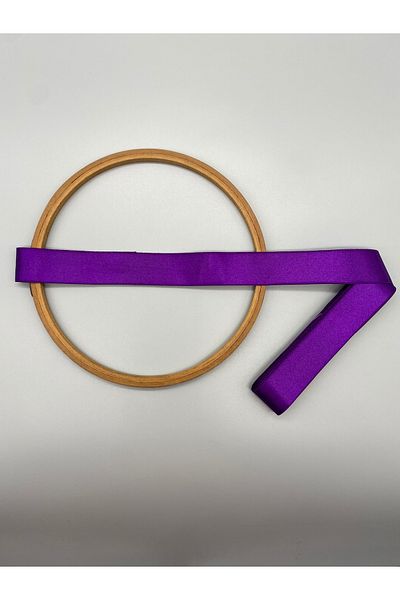 Ak Tuhafiye Σκούρο Μωβ Σατέν Κορδέλα 3 εκ. 10 μέτρα Πλάτος Σατέν, Συσκευασία-στολισμός-διακόσμηση Κορδέλες Νο:35