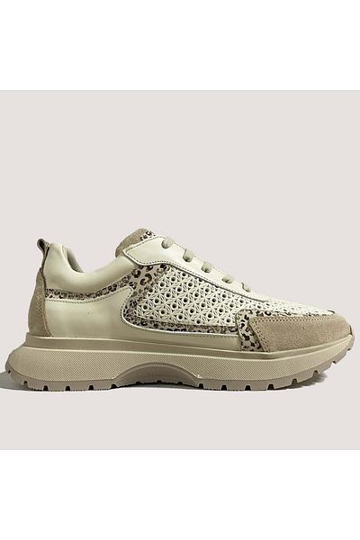 Mammamia 7325 Pantofi casual de damă - bej - 40