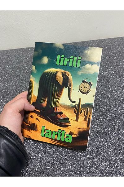 Namgo Brainlot Meme Lirili Larila A5 Caiet fără linii (50 coli)