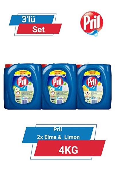Pril 2x Elma& Limon 4kg 2'li Set