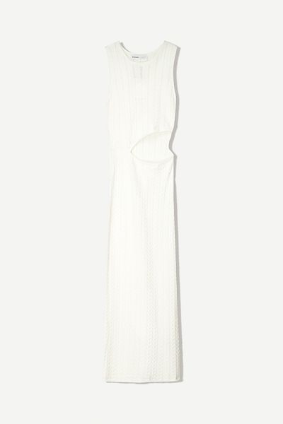 Bershka Midi dress with cut-out detail
