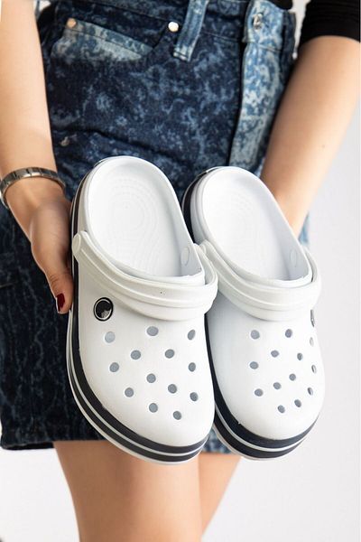 PLN SHOES شبشب يومي للجنسين باللون الأبيض من Sabo Doctor Nurse Hospital Chef Cross مقاوم للماء وشبشب منزلي