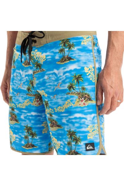 Quiksilver Highline Scallop 19 Men's Blue Boardshort Men's Boardshort Eqybs04865
