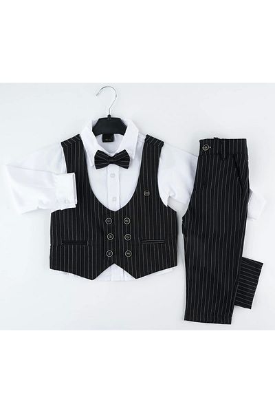 Mc Emirix Kids Wear 6 Button Vest with Badge