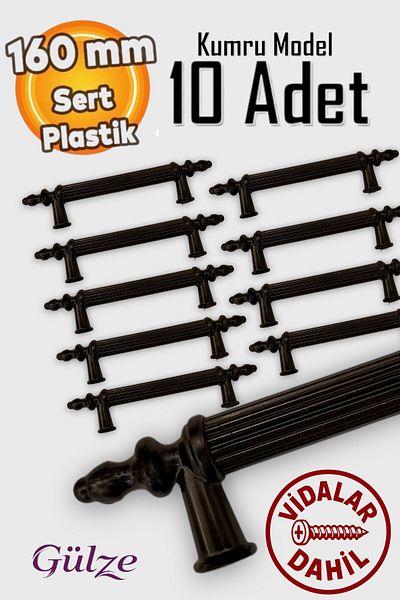 GÜLZE HOME MÂNER DE MOBILIER MODEL PĂSĂRICĂ DE 160 mm - MÂNER DE BUCĂTĂRIE, SERTAR, DULAP (10 BUC.)