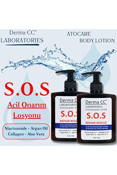 Derma CC LABORATORIES Atocare Body Lotion S.o.s Bakım - Ciltlere Özel Vücut Losyonu 500 ml