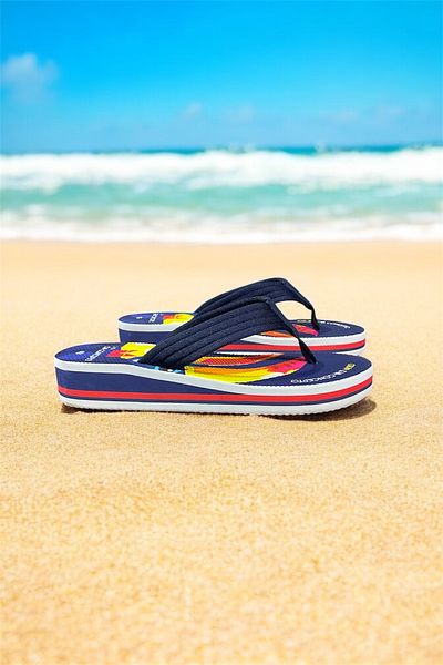 HANOX Women's Platform Wedge Heel Fabric Flip Flops Does Not Hurt Summer Pool Sea Multi Beach Slippers