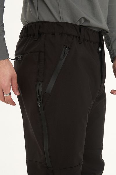 Camp Scoutland Camp595 Outdoor Tactical Softshell Ανθεκτικό στο νερό και τον αέρα Χειμερινό ανδρικό μαύρο τακτικό παντελόνι