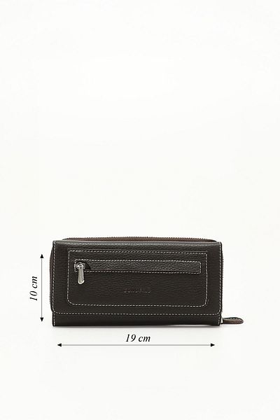 GÖNDERİ(R) BROWN CAMEL Gön Genuine Leather Women's Wallet 06134