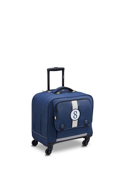 Delsey Back To School 2023 4w Horizontal Schoolbag - 15.6" Blue Printing