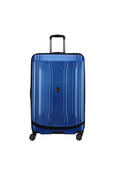 Delsey Cruise 2.0 80cm Hardcase Expandable 4 Double Wheel Check-in Luggage Trolley Blue