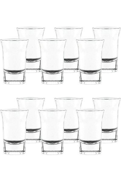 Generic Pack Of 12 Shot Glass Clear